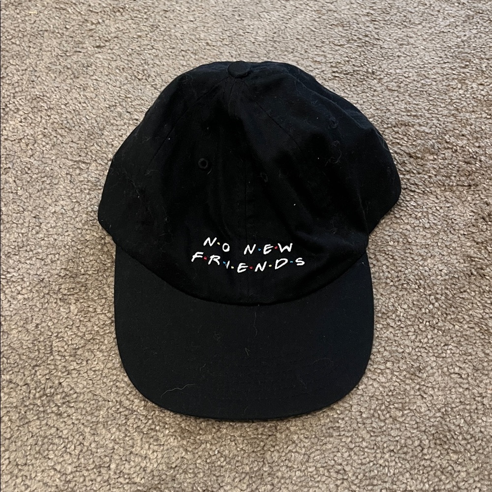BLUE CROWN No New Friends Dad Hat - Picture 3 of 5
